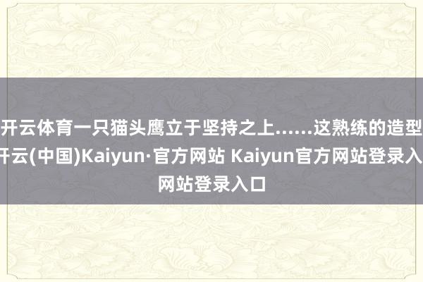 开云体育一只猫头鹰立于坚持之上......这熟练的造型-开云(中国)Kaiyun·官方网站 Kaiyun官方网站登录入口