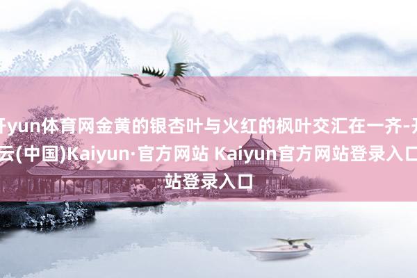 开yun体育网金黄的银杏叶与火红的枫叶交汇在一齐-开云(中国)Kaiyun·官方网站 Kaiyun官方网站登录入口